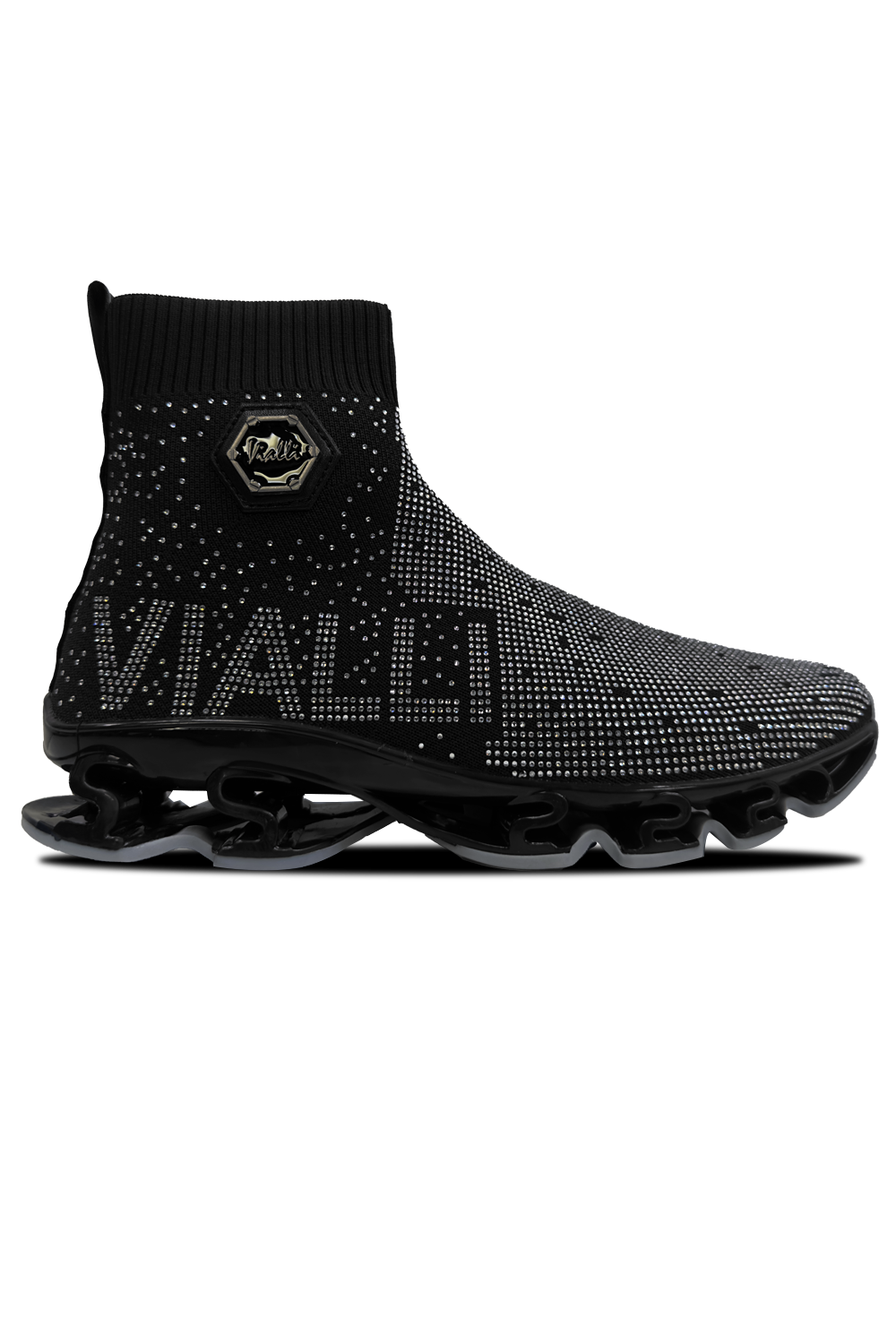 Diamond studded evrn nike boots